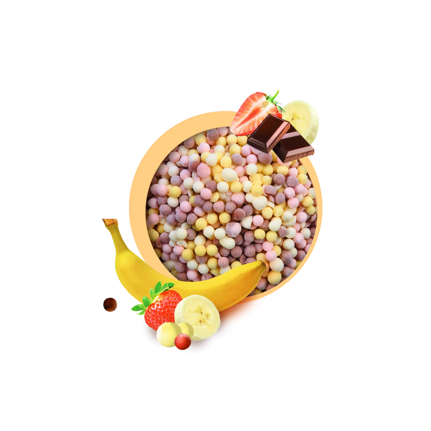 Banana Split Mini Melts