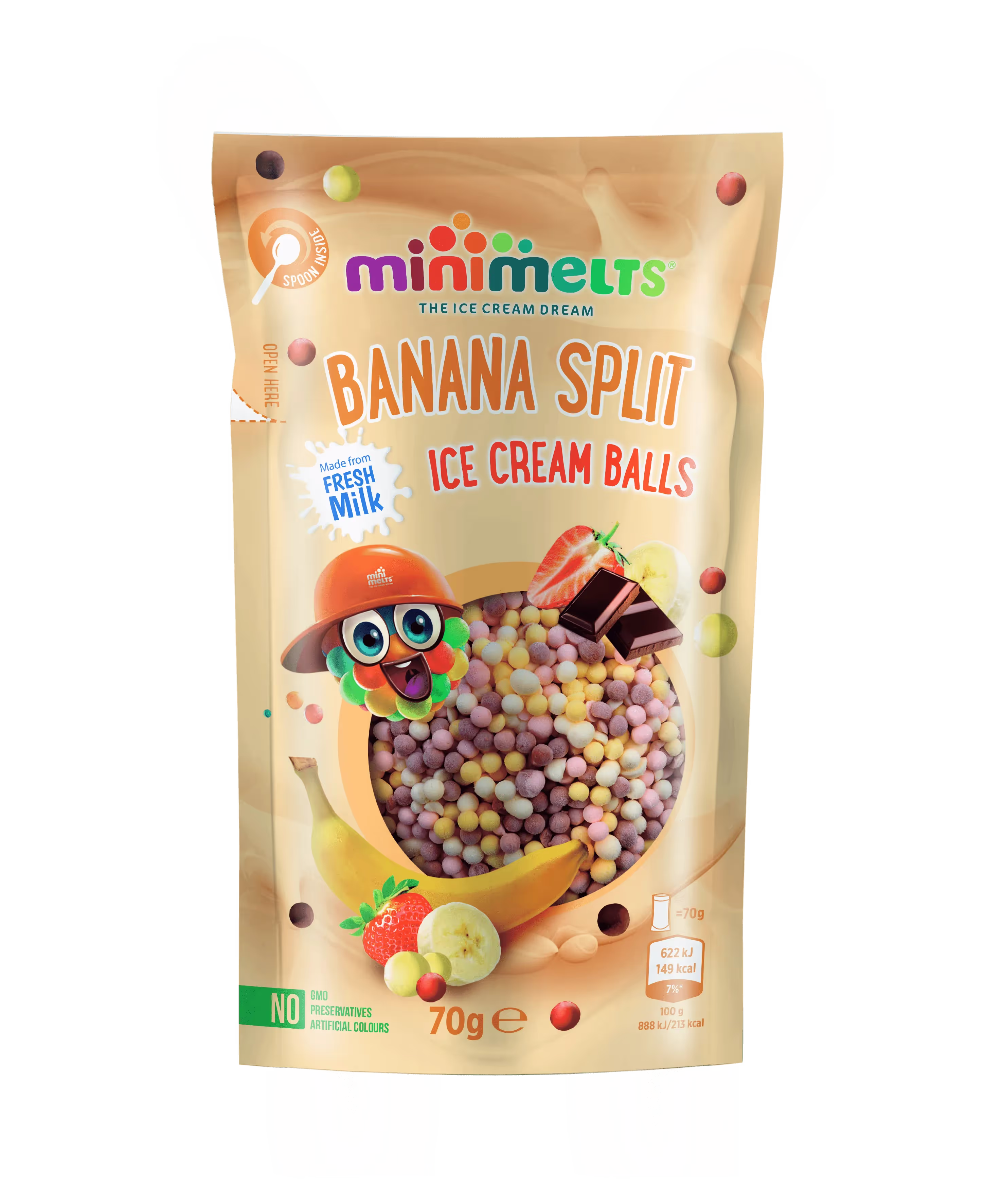 Banana Mini Melts in Retail Setting