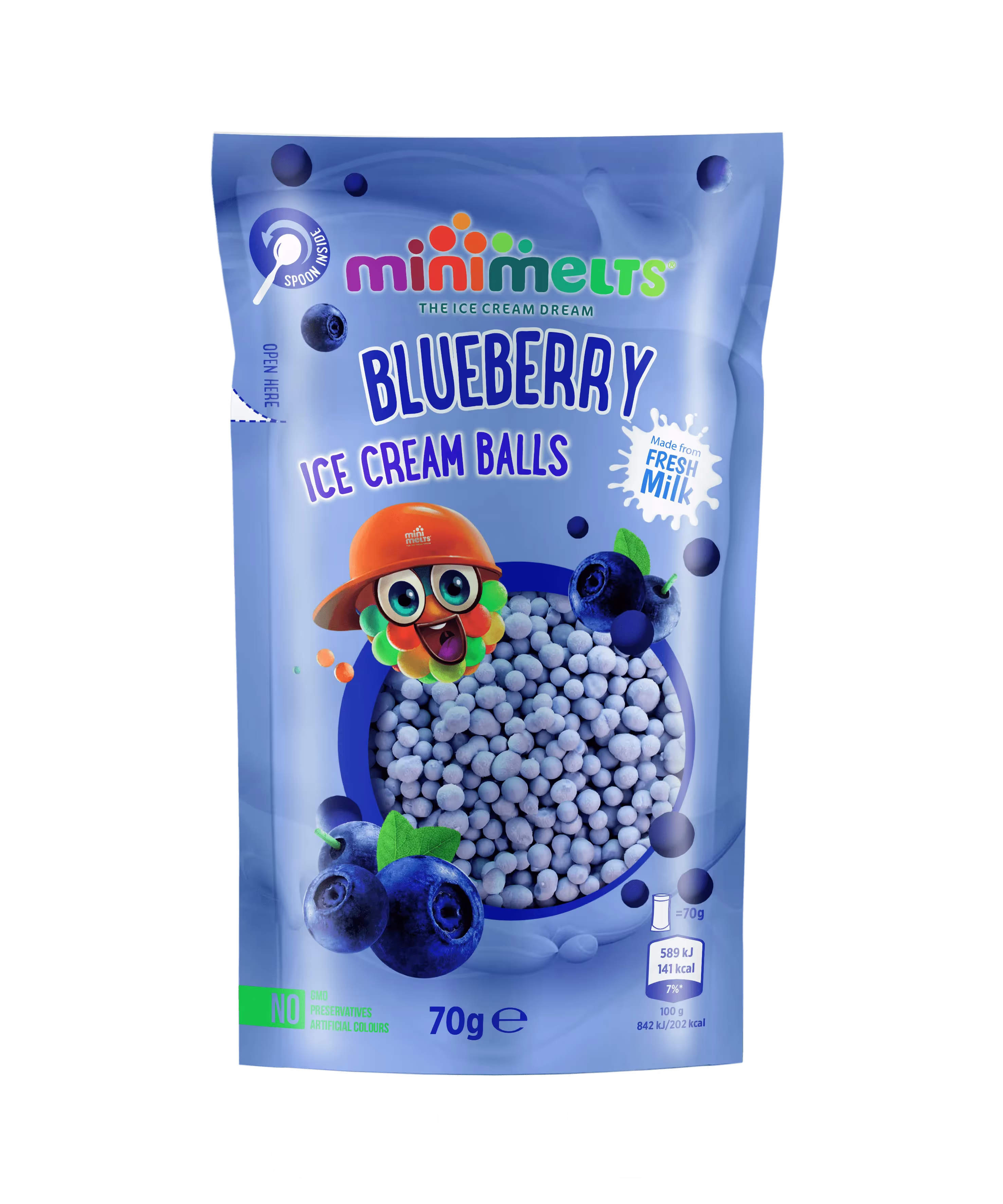 Blueberry Mini Melts in Retail Setting