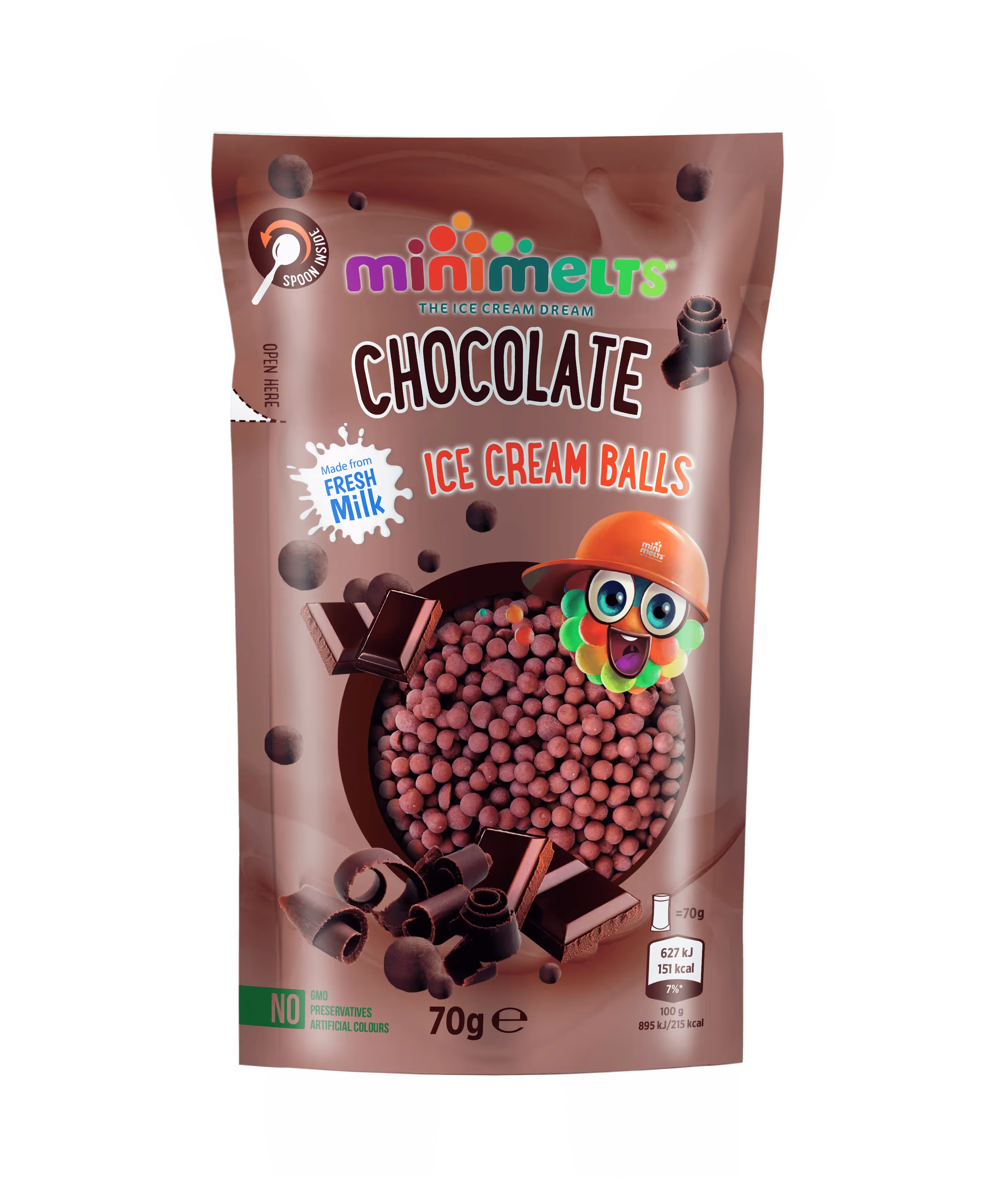 Chocolate Mini Melts in Retail Setting