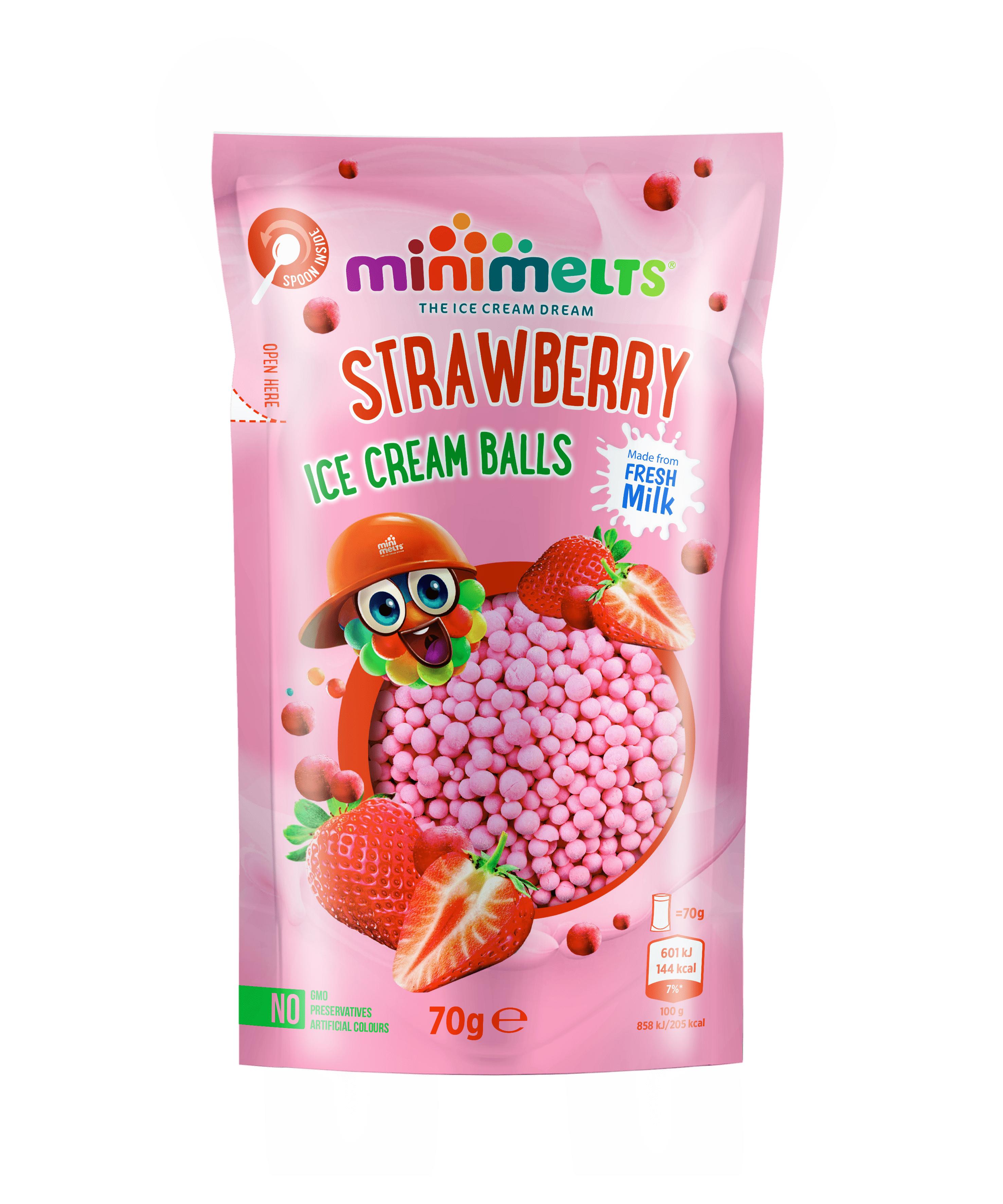 Strawberry Mini Melts in Retail Setting