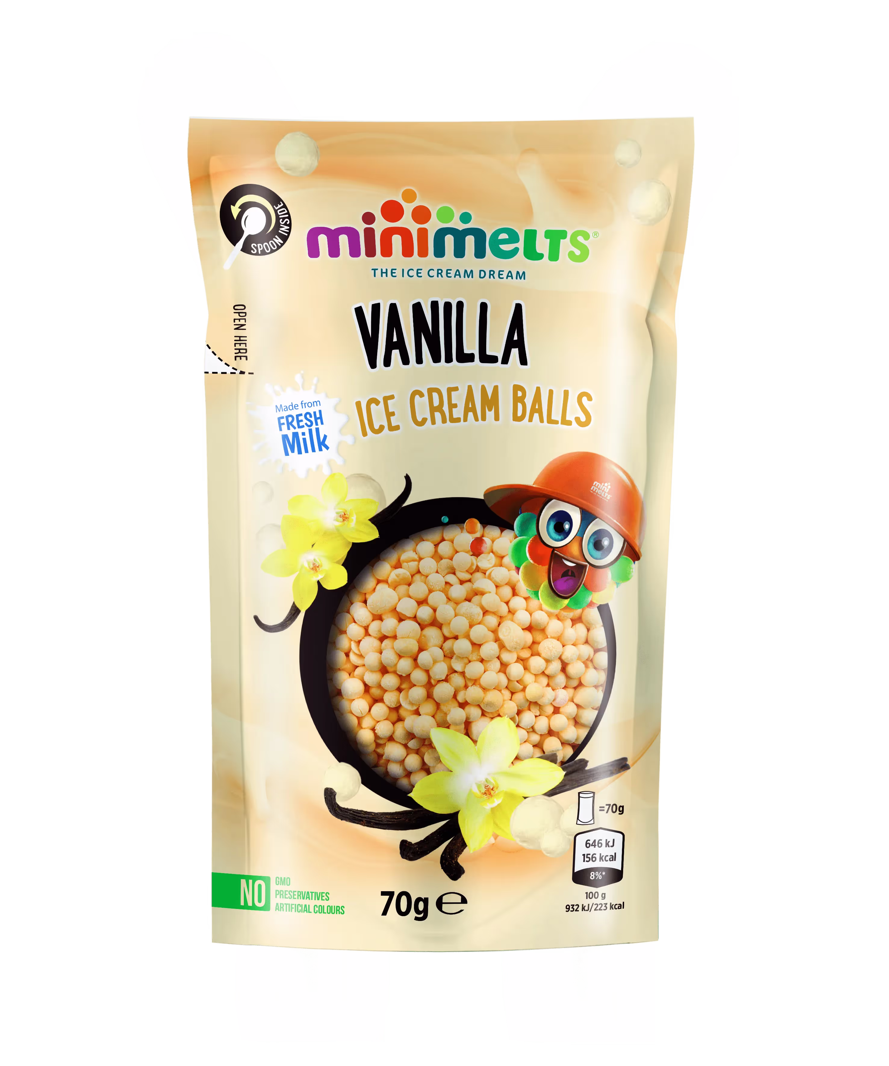 Vanilla Mini Melts in Retail Setting